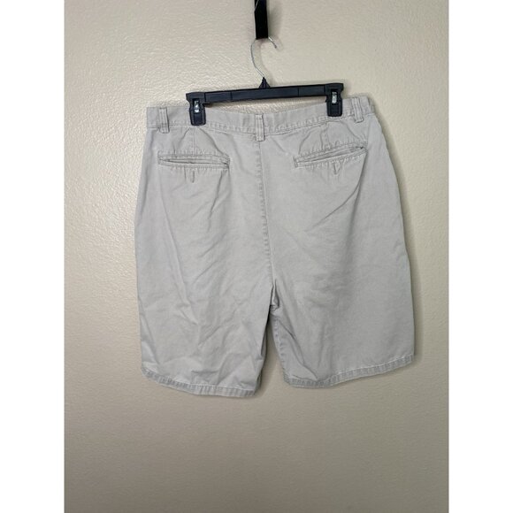 Trilogy Mens Tan Shorts 38 cotton button zipper pockets 55254 - Picture 6 of 8
